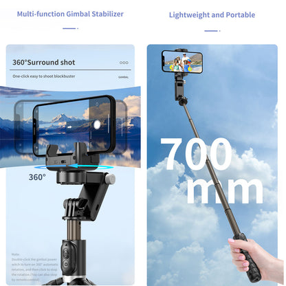 Transform Your Photography with Our 3-in-1 Selfie Stick, Tripod & Gimbal for Effortless Capture!