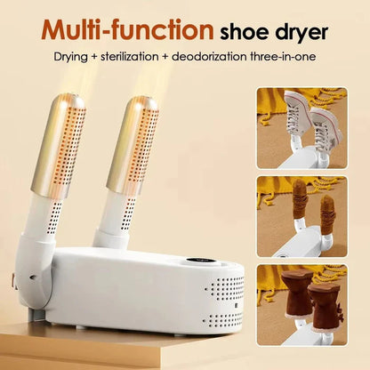 Compact Shoe Dryer – Portable, Quick Drying, and Perfect for Any Shoe Type, Anytime, Anywhere 👟💨