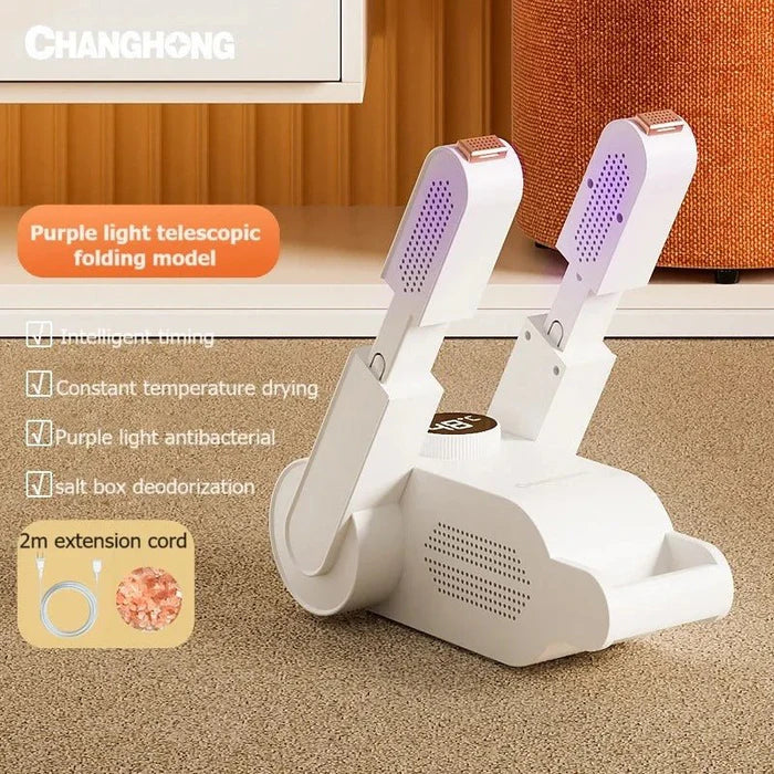 Compact Shoe Dryer – Portable, Quick Drying, and Perfect for Any Shoe Type, Anytime, Anywhere 👟💨