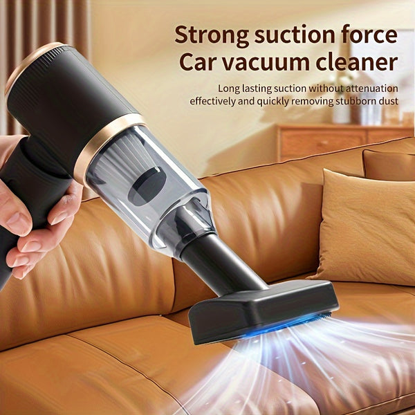1pc piece multi-functional handheld with a wide range of accessories small car and home vacuum cleaners, handheld and portable design for cleaning cars, workshops, computers, homes, decorations, offices and homes
