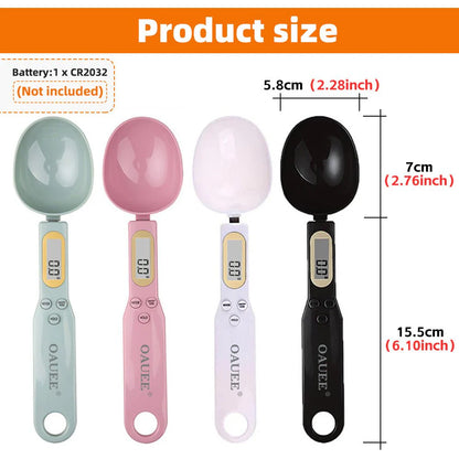 Digital Spoon Scale for High Precision Kitchen Measuring Up to 500g