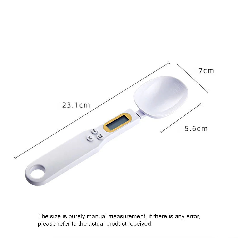 Digital Spoon Scale for High Precision Kitchen Measuring Up to 500g