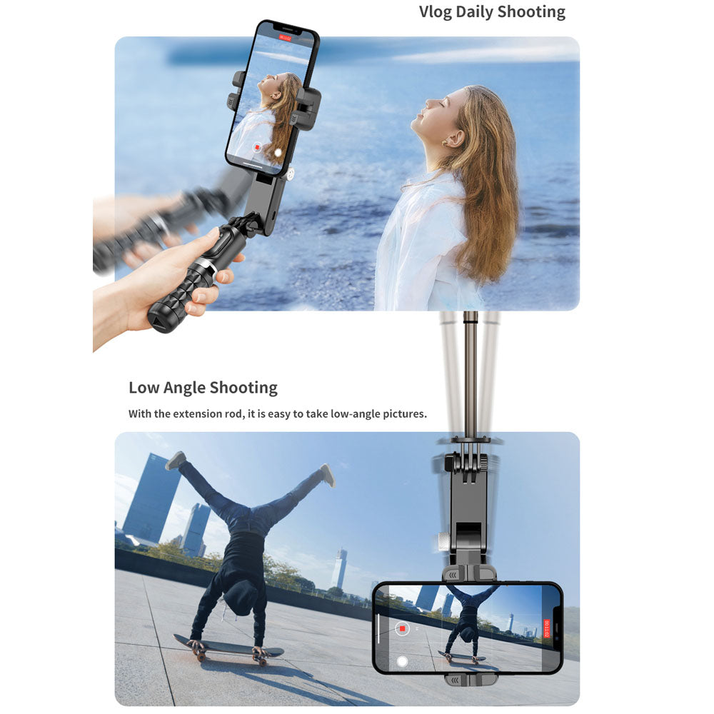 Transform Your Photography with Our 3-in-1 Selfie Stick, Tripod & Gimbal for Effortless Capture!